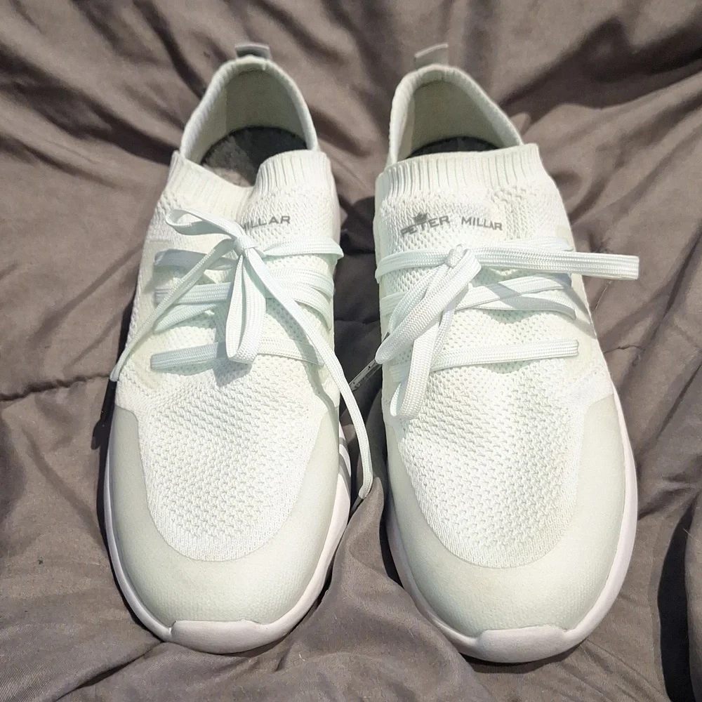 Peter Millar Hyperlight Glide Mint Green Tennis Shoes Size 9